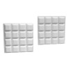 Ochraniacz mebli 412-14x14mm biały 32szt  DIS