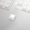 Ochraniacz mebli 412-14x14mm biały 32szt  DIS