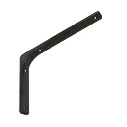 Wspornik półki stalowy czarny 350x250mm mod. 2