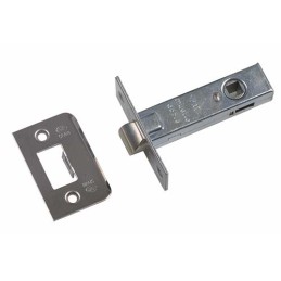 Zamek oszczędnościowy 70mm niklowany mod.12, czoło 25x67mm