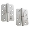 Zawias do drzwi 102x76mm stal nierdzewna INOX 11 rozłączny LEWY (pl) 2szt.