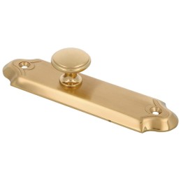Gałka z szyldem mosiężna 125x34mm mod. 29