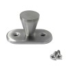 Gałka 25mm z szyldem 62x30mm inox mod.42