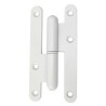 Zawias do drzwi 110x54mm stal biały rozłączny PRAWY (pl) mod. 505