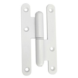 Zawias do drzwi 110x54mm stal biały rozłączny LEWY (pl) mod. 505