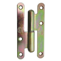Zawias do drzwi 110x55mm stal żółty ocynk rozłączny PRAWY (pl) mod. 505
