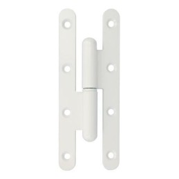 Zawias do drzwi 140x55mm stal biały rozłączny PRAWY (pl) mod. 505