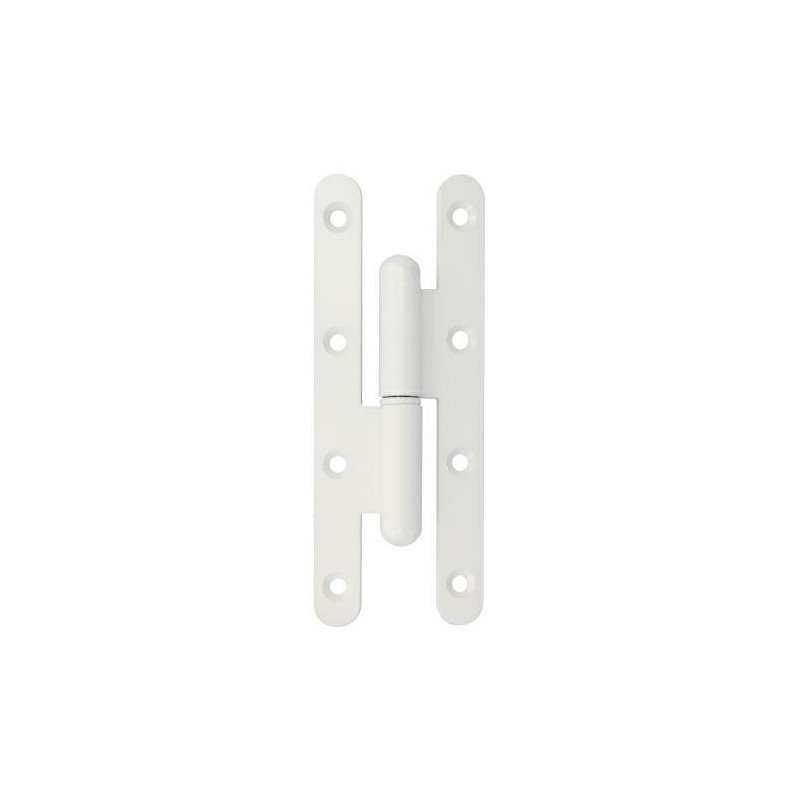 Zawias do drzwi 140x55mm stal biały rozłączny PRAWY (pl) mod. 505