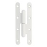 Zawias do drzwi 140x55mm stal biały rozłączny LEWY (pl) mod. 505