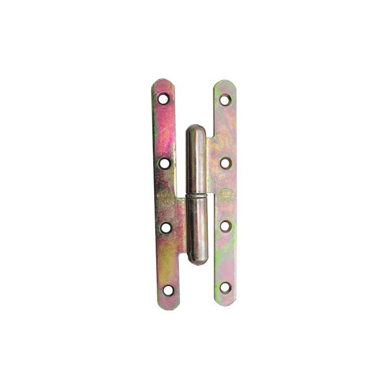 Zawias do drzwi 160x60mm stal żółty ocynk rozłączny PRAWY (pl) mod. 505