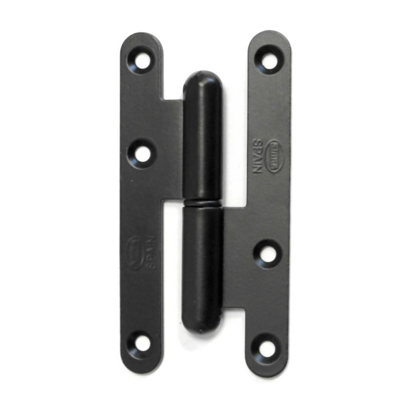 Zawias do drzwi 110x55mm stal czarny rozłączny LEWY (pl) mod. 505
