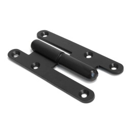 Zawias do drzwi 110x55mm stal czarny rozłączny LEWY (pl) mod. 505