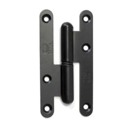 Zawias do drzwi 110x55mm stal czarny rozłączny PRAWY (pl) mod. 505