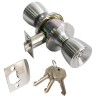 Gałka z zamkiem do drzwi wejściowych mod.600 inox