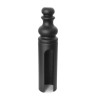 Osłonka do zawiasu wkręcanego fi. 14mm czarna matowa ozdobna mod. 3154