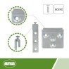 Wieszak meblowy regul. 5-cynkow box