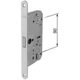 Zamek magnetyczny na klucz 90/60 chrom mat F18 Mediana POLARIS 2XT