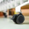 Kółko z poliuretanu 50mm z hamulcem i bolcem 11x22mm mod. 1508