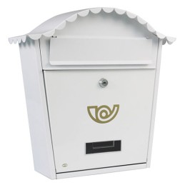 Skrzynka na listy 360x335x105mm biała mod.1