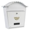 Skrzynka na listy 360x335x105mm biała mod.1