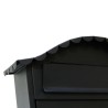 Skrzynka na listy 360x335x105mm czarna mod.1