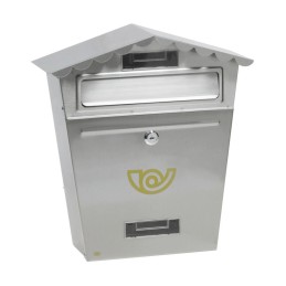 Skrzynka na listy 360x335x105mm INOX mod.1