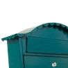 Skrzynka na listy 360x335x105mm zielona mod.1
