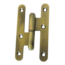 Zawias do drzwi 100x57mm stal złoto antyczne rozłączny PRAWY (pl) mod. 405C
