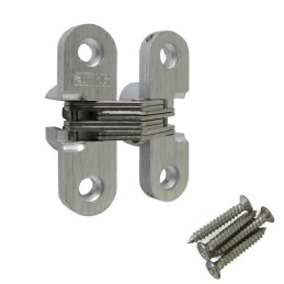Zawias ukryty wpuszczany 45mm chrom mat / inox mod. 1025