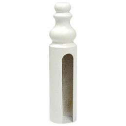 Osłonka do zawiasu wkręcanego fi. 20mm biała ozdobna mod. 3154