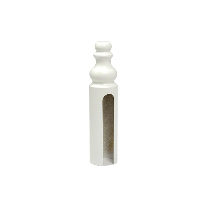 Osłonka do zawiasu wkręcanego fi. 20mm biała ozdobna mod. 3154