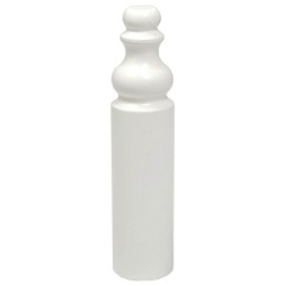 Osłonka do zawiasu wkręcanego fi. 20mm biała ozdobna mod. 3154