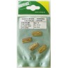 Zawias do szkatułki 20x10mm mosiężny 4szt. mod.12