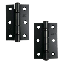 Zawias drzwiowy 76x50x2mm czarny (2)