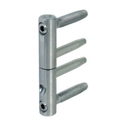 Zawias AGB 3D 16mm regulowany inox