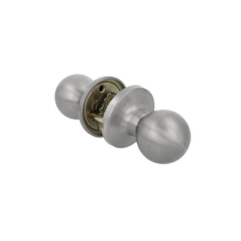Gałka obrotowa podwójna inox do pokoju mod.616