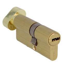 Wkładka drzwiowa 70mm z gałką G40/30 mosiądz mod. 9850