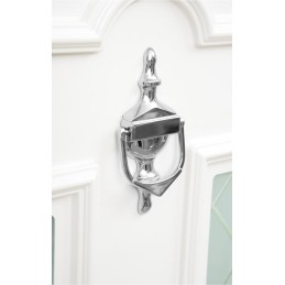 Kołatka Victorian DUŻA 193x88mm chrom połysk