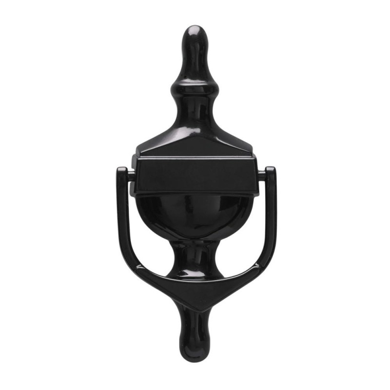 Kołatka Victorian ŚREDNIA 162x76mm czarna
