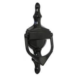 Kołatka Victorian ŚREDNIA 162x76mm czarna