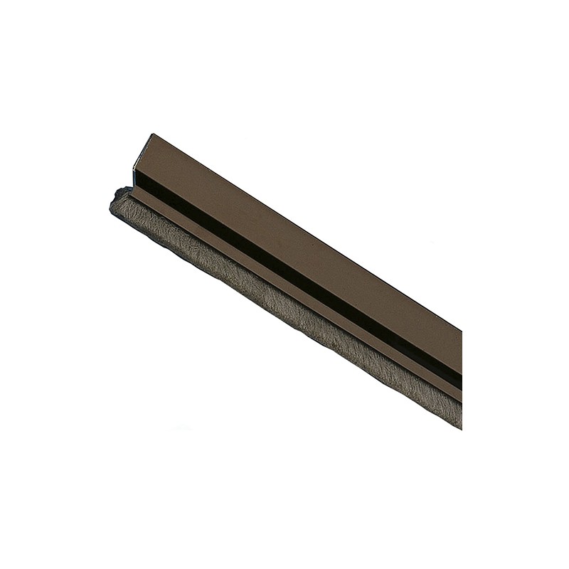 Uszczelniacz drzwiowy 82cm brąz ze szczotką przyklejany mod.2