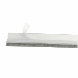 Uszczelniacz drzwiowy 82cm transparentny ze szczotką przyklejany mod.2