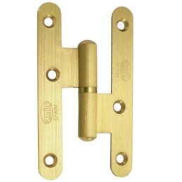 Zawias do drzwi 100x58mm mosiądz matowy rozłączny LEWY (pl) mod. 405