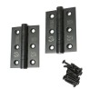 Zawias do drzwi 76x50mm stal nierdzewna INOX czarny mat splatany 2 szt.