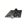Zawias do drzwi 76x50mm stal nierdzewna INOX czarny mat splatany 2 szt.