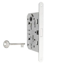 Zamek magnetyczny na klucz 90/50 F18 biały RAL9016 Mediana POLARIS 2XT