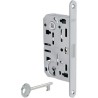 Zamek magnetyczny na klucz 90/50 chrom mat F18 Mediana POLARIS 2XT