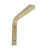 Wspornik półki drewniany naturalny 150x130mm mod. ELLE 15