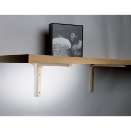 Wspornik półki drewniany naturalny 150x130mm mod. ELLE 15