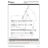 12" Top hung pair 13-14mm Lo-Stack